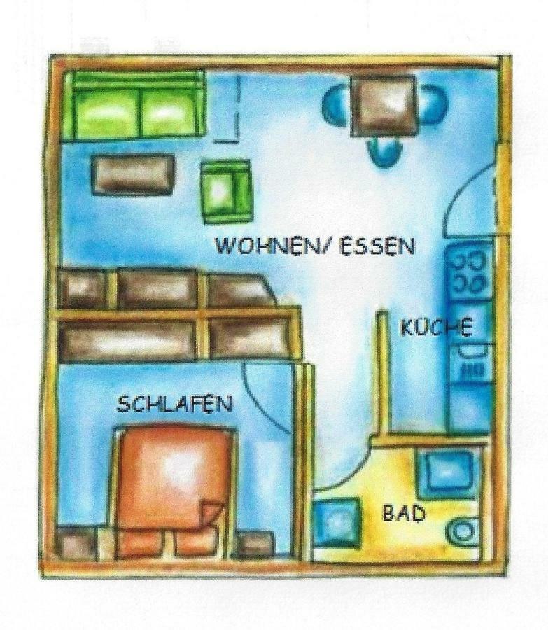 Strandnahe Ferienwohnung Ruegen Dranske Bagian luar foto