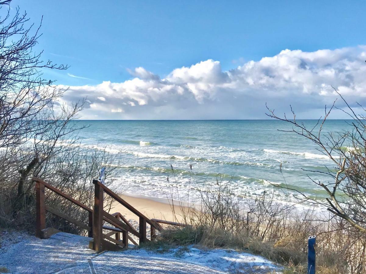 Strandnahe Ferienwohnung Ruegen Dranske Bagian luar foto